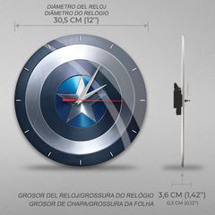 Marvel Captain America wall clock-thumb-2