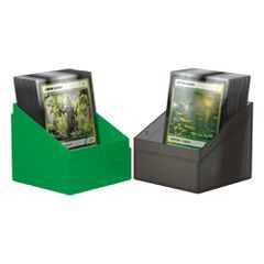 Ultimate Guard Boulder Deck Case 100+ SYNERGY Black/Green-thumb-2