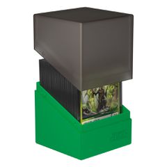 Ultimate Guard Boulder Deck Case 100+ SYNERGY Black/Green-thumb-1