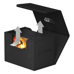 Ultimate Guard Sidewinder 80+ XenoSkin Monocolor Black-thumb-3