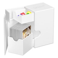 Ultimate Guard Flip`n`Tray 80+ XenoSkin Monocolor White-thumb-3