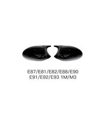 Καπάκια Καθρεφτών Για Bmw 1 E87/E81/E82/E88, 3 E90, E91 05-08 / E92, E93 06-10 M3/M4 Look Μαύρο Γυαλιστερό & Ματ 2 Τεμάχια