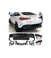 Diffuser Πίσω Προφυλακτήρα Για Mercedes-Benz GLE Coupe C167 SUV 2019+ Amg Look Για Amg Sport Line Προφυλακτήρες Σετ Με Μαύρες Μπ