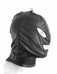 Heavy Duty Bondage Hood with ring-thumb-1