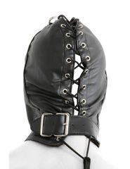 Heavy Duty Bondage Hood with ring-thumb-2