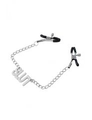 Κλιπσάκια Θηλών Slut Nipple Clamps με Αλυσίδα - Soiemio