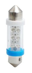 ΛΑΜΠΑΚΙΑ ΠΛΑΦΟΝΙΕΡΑΣ C5W/C10W 12V 0,37W SV8,5 36mm LED 6xFlux 3mm ΜΠΛΕ M-TECH - 1 ΤΕΜ.