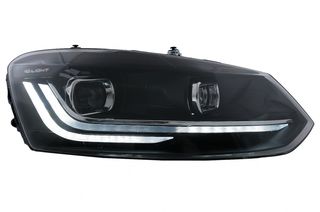 ΦΑΝΑΡΙΑ ΕΜΠΡΟΣ LED Headlights suitable for VW Polo Mk5 6R 6C (2010-2017) Dynamic Sequential Turning Light eautoshop gr