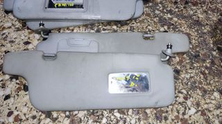 Yaris '99-'05 σκιάδια (ΖΕΥΓΟΣ)  οδηγού και συνοδηγού γνήσια μτχ.