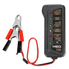 Neo Tools 11-986 Αναλογικό Battery Tester με Κροκοδειλάκια