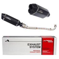 ΕΞΑΤΜΙΣΗ SYM VF 125 EURO 4 - EURO 5 (019-4485 BLACK) APIDO NEW GEN.(BE)