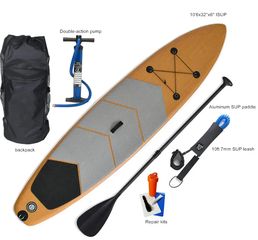 SKYGYM wooden sup board 10.6' X 30" X 6