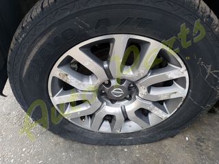 ΖΑΝΤΕΣ ΑΛΟΥΜΙΝΙΟΥ / ΖΑΝΤΟΛΑΣΤΙΧΑ X4 255/60/18 NISSAN NAVARA D40 3.0 DCi ,ΚΩΔ.ΚΙΝ. V9X , ΜΟΝΤΕΛΟ 2010-2015