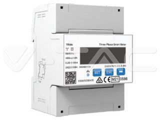 V-TAC Έξυπνος Μετρητής 3*230/400V 5( 80 )A RS485 4P MID