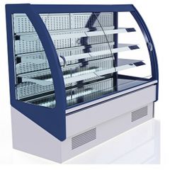 ΠΡΟΣΦΟΡΑ!!! Βιτρίνα Μάρκετ NS-321-H Θερμαινόμενη Self Service +30/+90οC (με 3 ραφια) 260x80x160 cm 