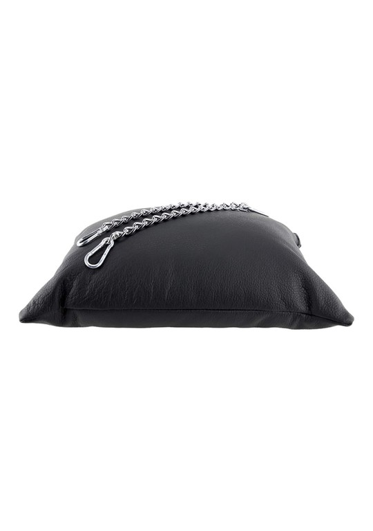 Cow Leather pillow - Black