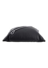 Cow Leather pillow - Black