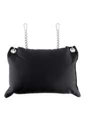 Cow Leather pillow - Black-thumb-3