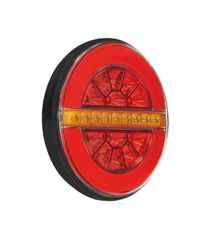 ΦΩΣ ΠΙΣΩ ΑΡΙΣΤΕΡΟ 12/24V DYNAMIC-O 140 mm ΜΕ 29 LED 3 ΧΡΗΣΕΙΣ ΟΜΙΧΛΗΣ/ΘΕΣΕΩΣ/ΦΛΑΣ (ΚΟΚΚΙΝΟ/ΠΟΡΤΟΚΑΛΙ) - 1 ΤΕΜ.