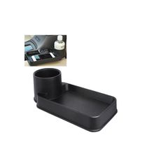 Πολυθήκη Καθίσματος Μικρή Με Μονή Ποτηροθήκη Μαύρη 22529