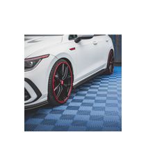 Πλαινά Μαρσπιέ Για VW Golf VIII (8) 20+ Πρόσθετο Για GTI & R Μασπιέ Γυαλιστερό Μαύρο Από Abs Πλαστικό Maxton Design 2 Τεμάχια-thumb-4