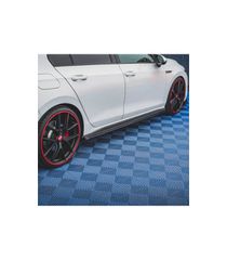 Πλαινά Μαρσπιέ Για VW Golf VIII (8) 20+ Πρόσθετο Για GTI & R Μασπιέ Γυαλιστερό Μαύρο Από Abs Πλαστικό Maxton Design 2 Τεμάχια-thumb-5