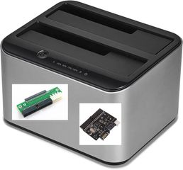 EasyTechnology Docking Cloning Station για 2 σκληρούς δίσκους IDE / SATA 2.5" και 3.5" USB 3 & λειτουργία Clone