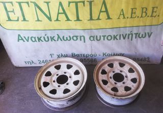 ΖΑΝΤΕΣ ΣΙΔΕΡΕΝΙΕΣ 16'' (6x139) 4x4 NISSAN P/U (D21) 1986-1997 (EG)