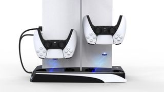 DLX+ LED Multi Function Charger Tower PS5 standard / Digital - White / PlayStation 5-thumb-1