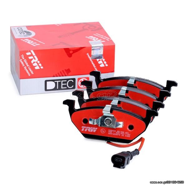 TRW DTEC COTEC GDB1658DTE Σετ τακάκια, δισκόφρενα μπροστά