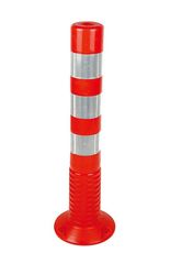 Inox Kiss Κολωνάκι Σήμανσης Εύκαμπτο σε Πορτοκαλί Χρώμα με Ύψος 50εκ.