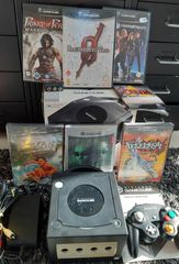 GameCube boxed + 6 games + memory