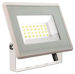 V-TAC F-Class Στεγανός Προβολέας IP65 Ισχύος 20W με Ψυχρό Λευκό Φως σε Λευκό χρώμα 6742