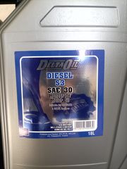 DELTA OIL SAE S3 30 18L...ΤΙΜΗ 34.65+ΦΠΑ=43.00euro....ΑΠΟΣΤΟΛΗ ΠΑΝΕΛΛΑΔΙΚΆ...