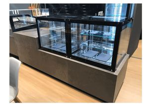 ΠΡΟΣΦΟΡΑ!!! TK-167-1 Βιτρίνα Θερμαινόμενη με 4 γυάλινες πλευρές θέασης και 1 γυάλινο ράφι 