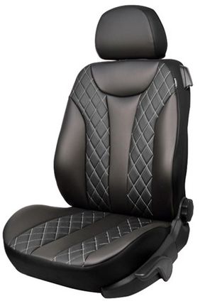 ΚΑΛΥΜΜΑΤΑ ΑΥΤΟΚΙΝΗΤΟΥ ΣΕΤ ΜΑΥΡΟ ΔΕΡΜΑΤΙΝΗ ΣΕΙΡΑΣ A ΓΙΑ Isuzu D-Max Pick-Up 06/17>11/20 4TEM