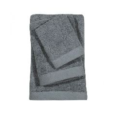 Πετσέτα μονόχρωμη προσώπου 480gsm 100% βαμβάκι Grey διαστάσεων 50x90cm Prestige