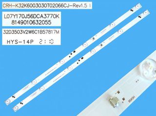 HAIER SENCOR 32" SET 2PCS LED BAR CRH-K323030T020665R-Rev1.5