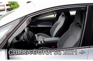 ΑΝΕΜΟΘΡΑΥΣΤΕΣ ΓΙΑ CUPRA BORN 5D 2021+  ΖΕΥΓΑΡΙ ΑΠΟ ΕΥΚΑΜΠΤΟ ΦΙΜΕ ΠΛΑΣΤΙΚΟ HEKO - 2 ΤΕΜ.