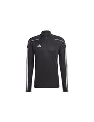 Adidas Ανδρική Μπλούζα με Φερμουάρ Μακρυμάνικη Μαύρη HS0326