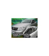 Ανεμοθραύστες για Dodge Avenger (2008+) sedan - 4 τμχ. εμπρός και πίσω