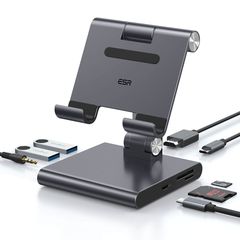 ESR 8-in-1 Portable Stand Charging Hub Grey (6A002)