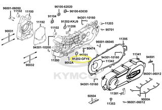 Τσιμούχα Στροφάλου 19.8*30*5 Kymco Agility.150i 16+Abs E4 2018 - 2019 91202-GFY6-90C