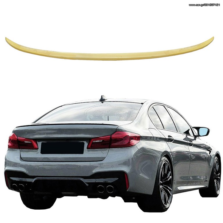 Αεροτομή Πορτ Παγκάζ Για Bmw 5 G30 17+ M5 F90 Look M-Performance Lipspoiler Από Abs Πλαστικό 