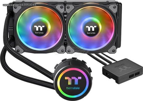 Thermaltake CL-W255-PL12SW-A Floe DX RGB 240 TT Premium Edition Υδρόψυξη Επεξεργαστή Διπλού Ανεμιστήρα 120mm