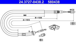 ΝΤΙΖΑ ΧΕΙΡΟΦΡΕΝΟΥ ΔΕΞ-ΑΡΙΣΤ MERCEDES-BEN 24372704382 2D0609721 9014201885 A9014201885