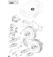 ΓΝΗΣΙΟ ΔΟΧΕΙΟ ΥΓΡΩΝ ΦΡΕΝΩΝ OPEL VECTRA-C-559042