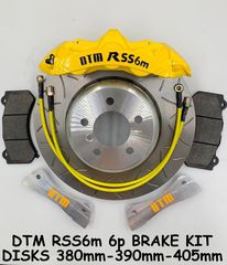 DTM SKODA ΚΙΤ ΦΡΕΝΑ BRAKE KITS R SS6 YELLOW ΕΞΑΠΙΣΤΟΝΕΣ ΕΞΑΠΙΣΤΟΝΕΣ ΓΙΑ ΔΙΣΚΟΥΣ 365μμ-410μμ ΜΟΝΟΜΠΛΟΚ