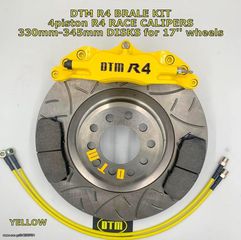 DTM BMW ΚΙΤ ΦΡΕΝΑ BRAKE KITS R4 RED-BLACK-YELLOW-GRAY / ΜΑΥΡΕΣ-ΚΟΚΚΙΝΕΣ-ΚΙΤΡΙΝΕΣ-ΓΚΡΙ ΑΝΩΔΙΟΜΕΝΕΣ ΕΞΑΠΙΣΤΟΝΕΣ ΤΕΤΡΑΠΙΣΤΟΝΕΣ ΓΙΑ ΔΙΣΚΟΥΣ 310μμ-330μμ