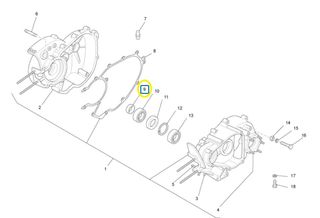 Τσιμούχα Βολάν 20*32*7 Piaggio Ape 50 Mix 2T 1998-2008 ZAPC80000 1A018563